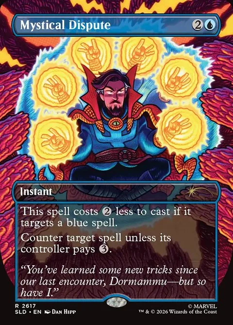 Mystical Dispute, card 2617 from Secret Lair Drop