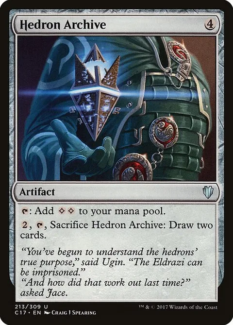 Hedron Archive, card 213 from Commander 2017