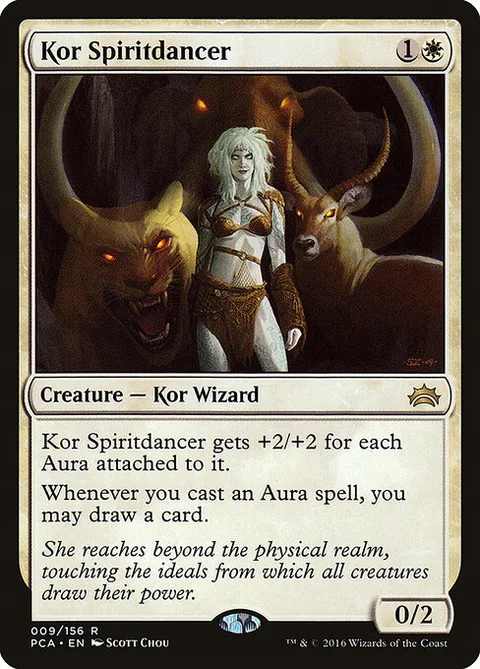 Kor Spiritdancer, card 9 from Planechase Anthology