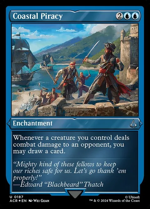 Coastal Piracy, card 187 from Assassin's Creed