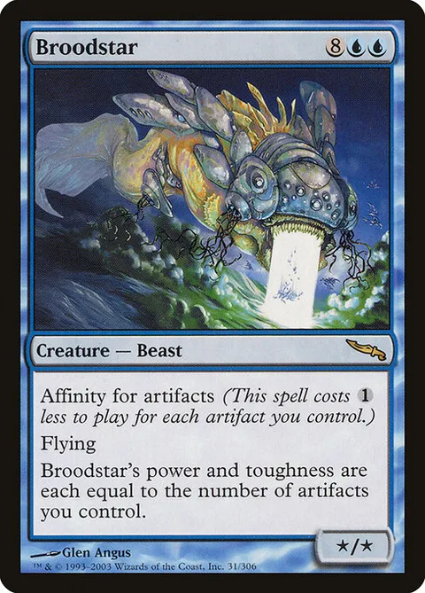 Broodstar, card 31 from Mirrodin