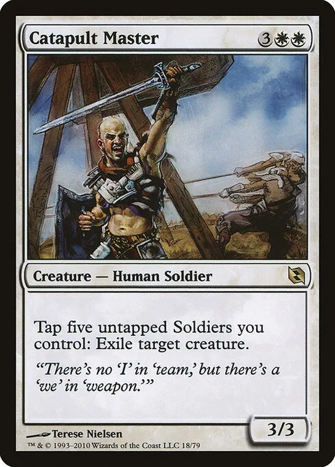 Catapult Master, card 18 from Duel Decks: Elspeth vs. Tezzeret