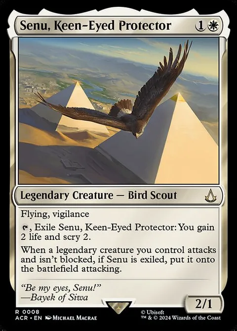 Senu, Keen-Eyed Protector, carte 8 de Assassin's Creed