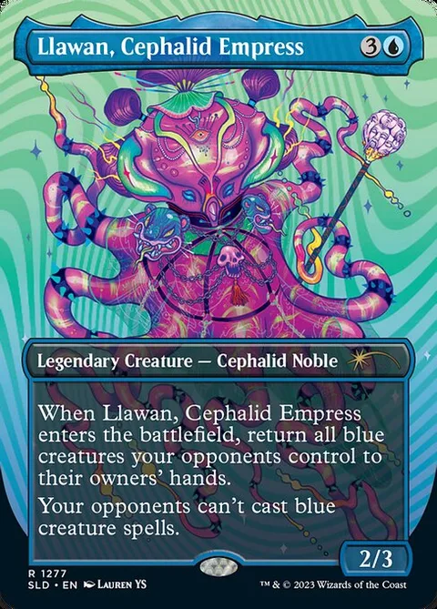 Llawan, Cephalid Empress, carte 1277 de Secret Lair Drop