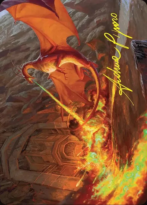 Smaug's Fury // Smaug's Fury, card 18 from The Hobbit Art Series