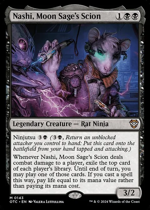 Nashi, Moon Sage's Scion, carte 143 de Outlaws of Thunder Junction Commander