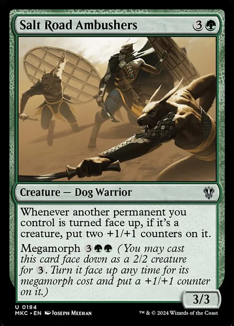 Salt Road Ambushers, card 184 from Murders at Karlov Manor Commander