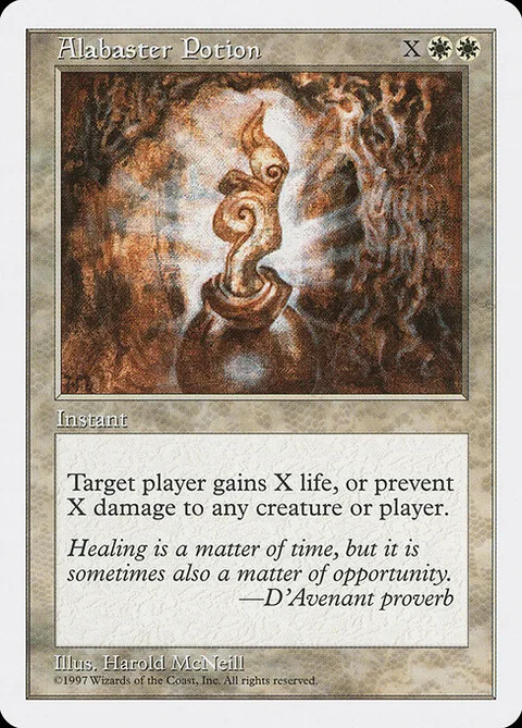 Alabaster Potion, carte 3 de Fifth Edition