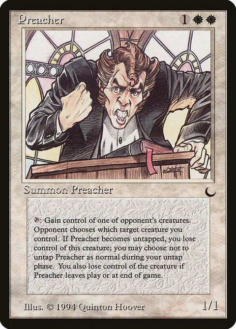 Preacher, card 16 from The Dark