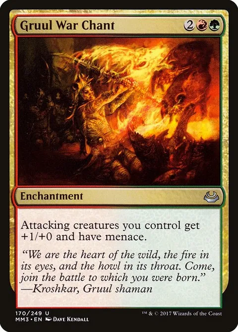 Gruul War Chant, carte 170 de Modern Masters 2017