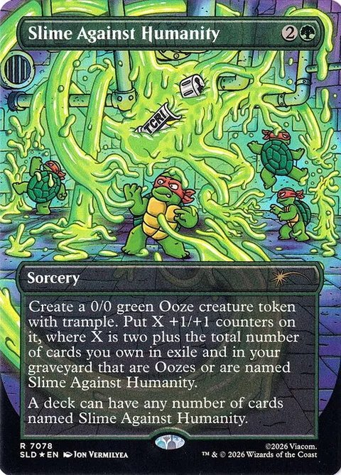 Slime Against Humanity, card 7078 from Secret Lair Drop