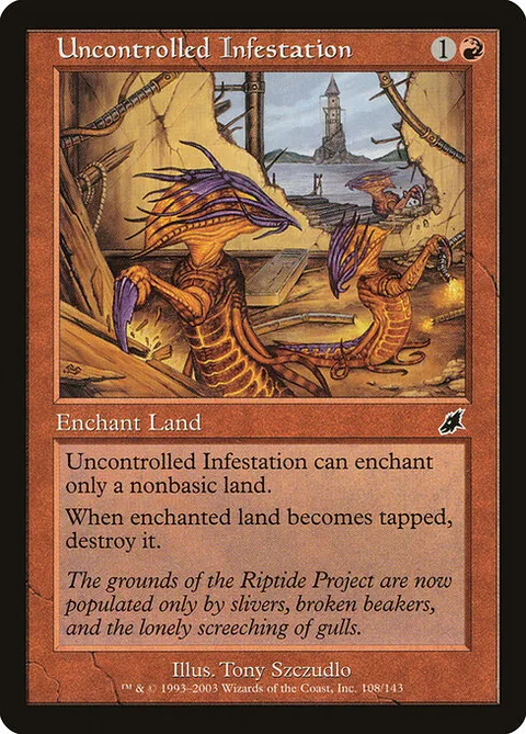Uncontrolled Infestation, card 108 from Scourge
