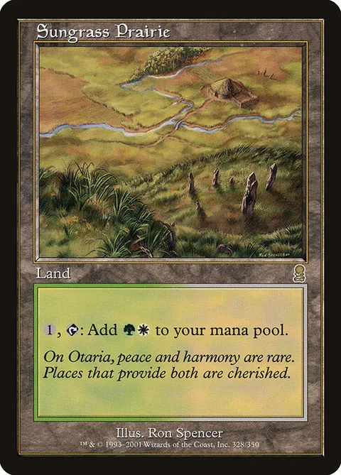 Sungrass Prairie, card 328 from Odyssey