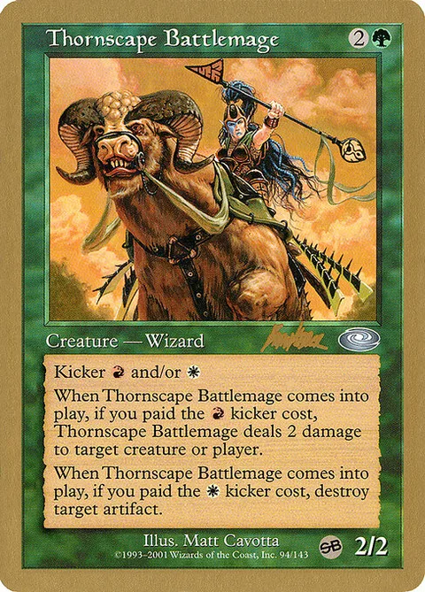 Thornscape Battlemage, card bk94sb from World Championship Decks 2002