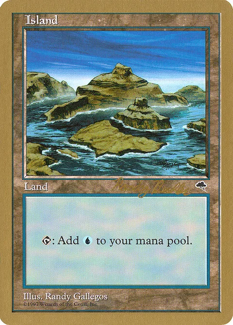 Island, carte rb338 de World Championship Decks 1998