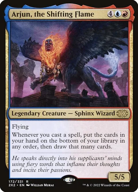 Arjun, the Shifting Flame, card 172 from Double Masters 2022