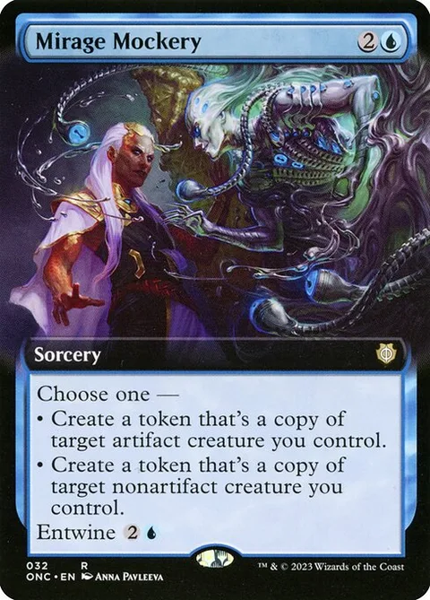 Mirage Mockery, card 32 from Phyrexia: All Will Be One Commander
