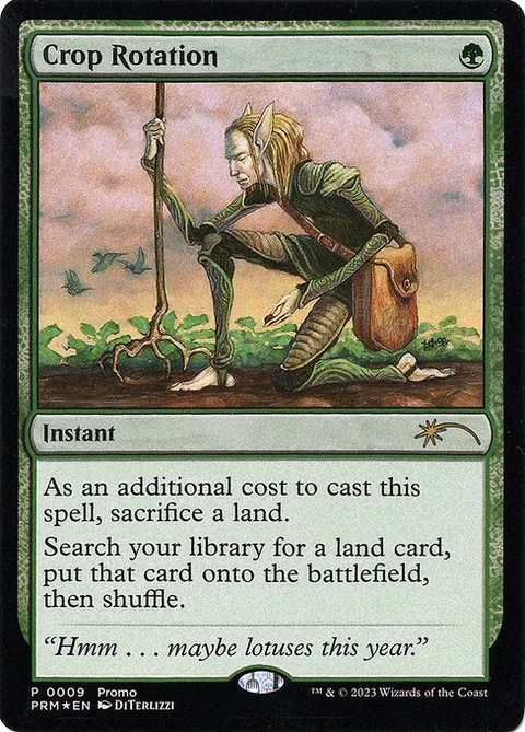 Crop Rotation, card 2025-9 from Media and Collaboration Promos