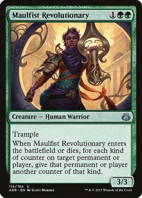 Maulfist Revolutionary, card 115 from Aether Revolt