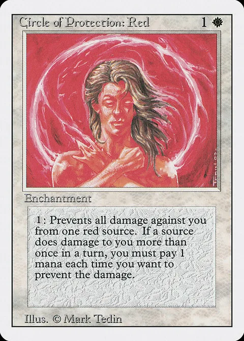 Circle of Protection: Red, card 12 from Revised Edition