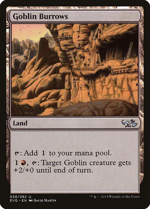 Goblin Burrows, carte 58 de Duel Decks Anthology: Elves vs. Goblins
