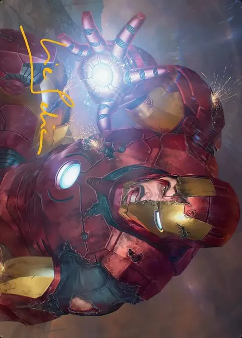 Heroic Sacrifice // Heroic Sacrifice, card 31 from Marvel Super Heroes Art Series