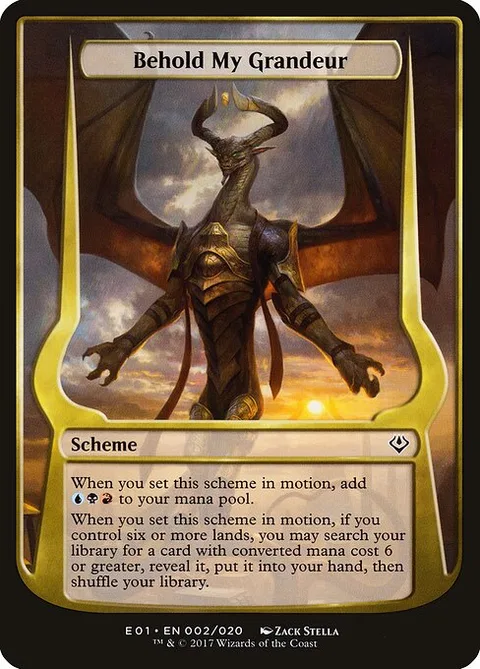 Behold My Grandeur, card 2★ from Archenemy: Nicol Bolas Schemes