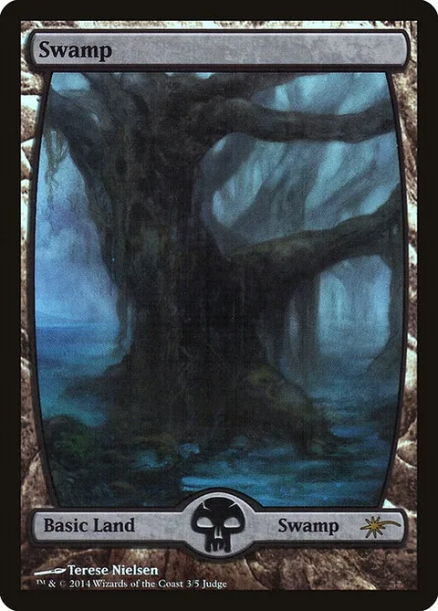 Swamp, card 3★ from Judge Gift Cards 2014