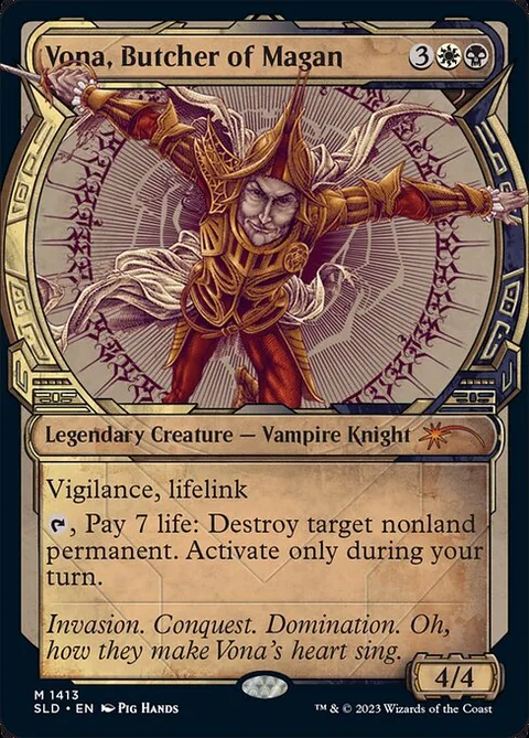 Vona, Butcher of Magan, carte 1413 de Secret Lair Drop