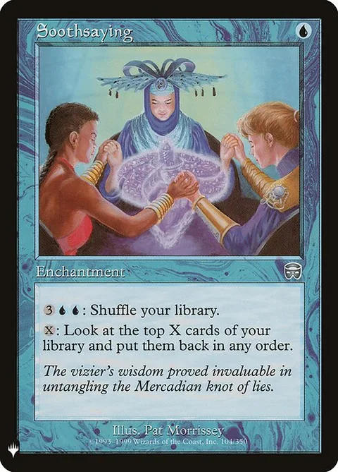Soothsaying, card MMQ-104 from The List