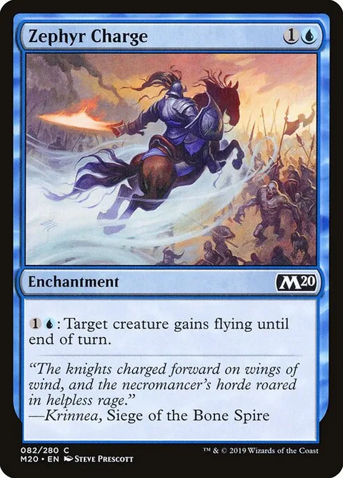 Zephyr Charge, card 82 from Core Set 2020
