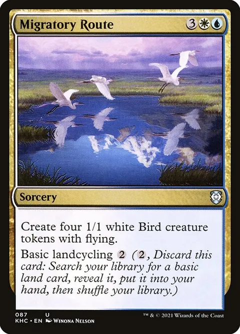 Migratory Route, card 87 from Kaldheim Commander
