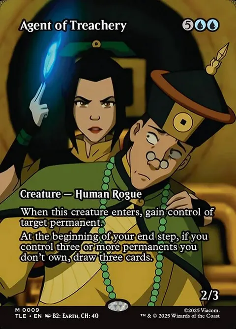 Agent of Treachery, card 9 from Avatar: The Last Airbender Eternal
