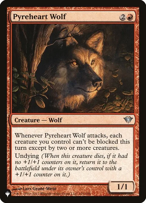 Pyreheart Wolf, carte DKA-101 de The List