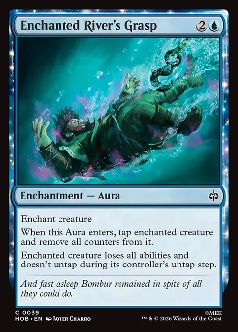 Enchanted River's Grasp, card 39 from The Hobbit