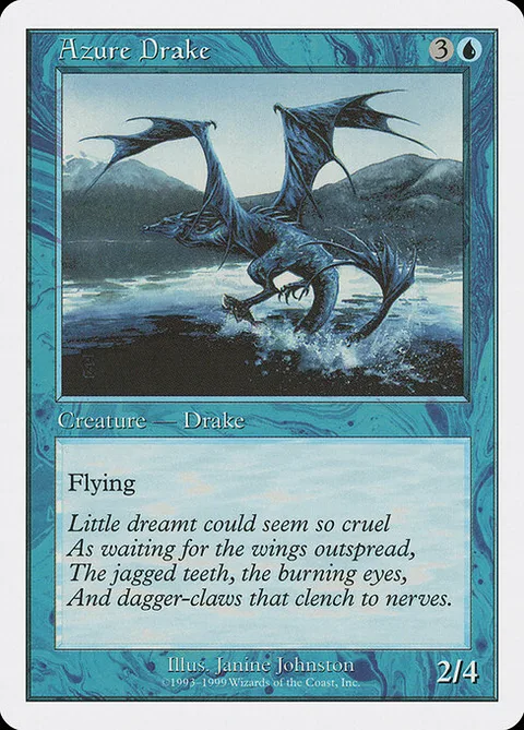 Azure Drake, card 8 from Battle Royale Box Set