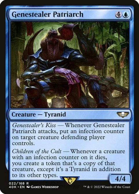 Genestealer Patriarch, carte 22 de Warhammer 40,000 Commander