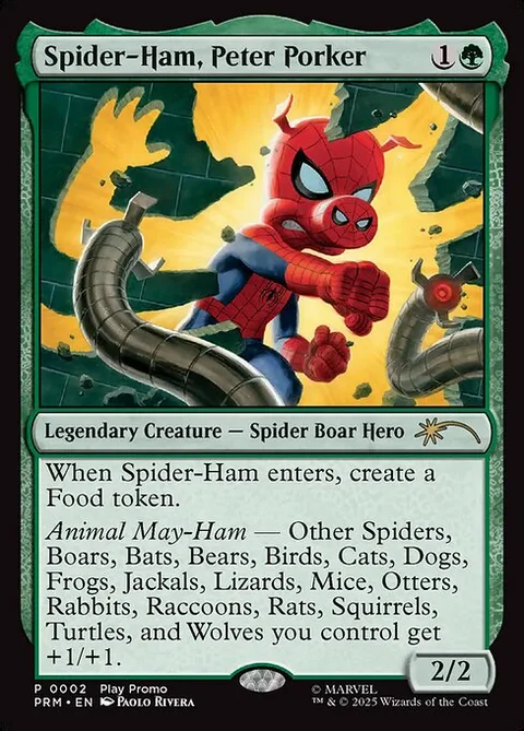 Spider-Ham, Peter Porker, carte 10 de Wizards Play Network 2025