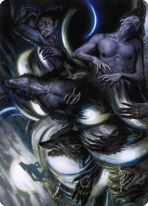 Lunar Rejection // Lunar Rejection, card 23 from Crimson Vow Art Series