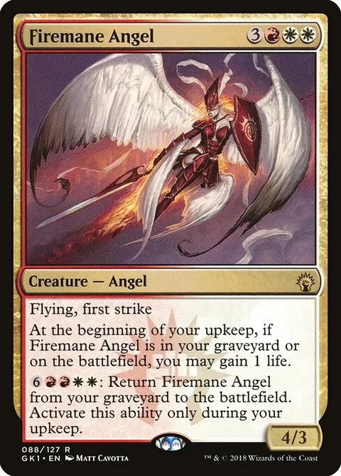 Firemane Angel, card 88 from GRN Guild Kit