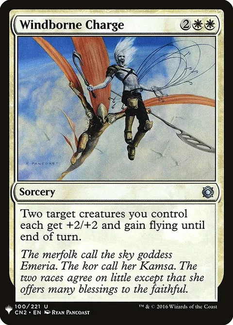 Windborne Charge, card CN2-100 from The List