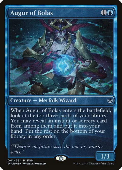 Augur of Bolas, carte 41 de War of the Spark Promos