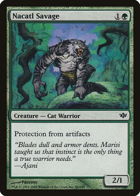 Nacatl Savage, card 86 from Conflux
