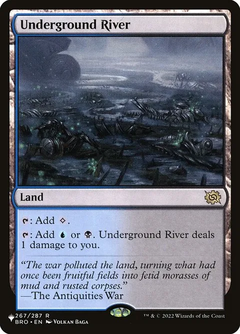Underground River, carte BRO-267 de The List