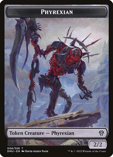 Phyrexian, card 8 from Dominaria United Tokens