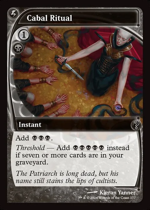 Cabal Ritual, carte 177 de Mystery Booster 2