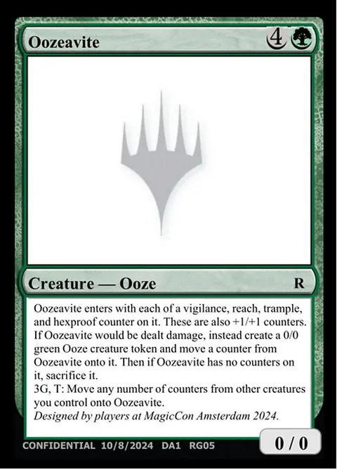 Oozeavite, card RG05b from Unknown Event