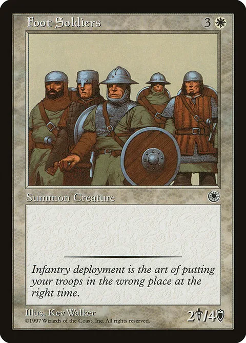 Foot Soldiers, card 16 from Portal
