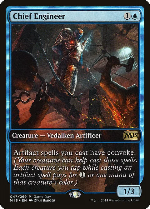 Chief Engineer, card 47 from Magic 2015 Promos