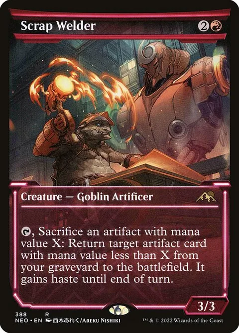 Scrap Welder, card 388 from Kamigawa: Neon Dynasty